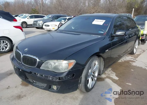 2007 BMW 750Li z USA, uszkodzony, nr VIN WBAHN83557DT71150